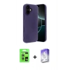 MARSİLYAN™- iPhone 17 Kılıf Kozmos Yansıma Özel Seri - Siyah Bilvis 5in1 3D Magic Cam Ekran Koruyucu + Raze Metal Kamera Lens - AKMI