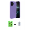 MARSİLYAN™- iPhone 17 Kılıf Kozmos Yansıma Özel Seri - Siyah Joko Magic 5D Cam + Raze Metal Kamera Lens - AKMI