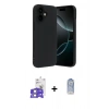 MARSİLYAN™- iPhone 17 Kılıf Kozmos Yansıma Özel Seri - Siyah Joko Magic 5D Cam + Bilvis Titan Kamera Lens - GS