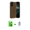 MARSİLYAN™- iPhone 17 Kılıf Kozmos Yansıma Özel Seri - Siyah Joko Magic 5D Cam + Gümüş Raze Metal Kamera Lens