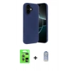MARSİLYAN™- iPhone 17 Kılıf Kozmos Yansıma Özel Seri - Siyah Joko Magic 5D Cam + Raze Metal Kamera Lens - AKMI