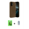 MARSİLYAN™- iPhone 17 Kılıf Kozmos Yansıma Özel Seri - Siyah Joko Magic 5D Cam + Raze Metal Kamera Lens - GI