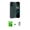 MARSİLYAN™- iPhone 17 Kılıf Kozmos Yansıma Özel Seri - Siyah Joko Magic 5D Cam + Raze Metal Kamera Lens - GI