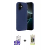 MARSİLYAN™- iPhone 17 Kılıf Kozmos Yansıma Özel Seri - Siyah Joko Magic 5D Hayalet Cam + Açık Yeşil Bilvis Titan Kamera Lens