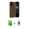 MARSİLYAN™- iPhone 17 Kılıf Kozmos Yansıma Özel Seri - Siyah Joko Magic 5D Hayalet Cam + Raze Metal Kamera Lens - AKYL