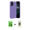 MARSİLYAN™- iPhone 17 Kılıf Kozmos Yansıma Özel Seri - Siyah Joko Magic 5D Hayalet Cam + Raze Metal Kamera Lens - GI