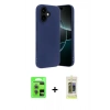 MARSİLYAN™- iPhone 17 Kılıf Kozmos Yansıma Özel Seri - Siyah Joko Magic 5D Hayalet Cam + Raze Metal Kamera Lens - AKYL