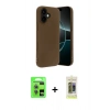 MARSİLYAN™- iPhone 17 Kılıf Kozmos Yansıma Özel Seri - Siyah Joko Magic 5D Hayalet Cam + Raze Metal Kamera Lens - AKMI