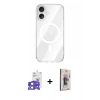 MARSİLYAN™- iPhone 17 Kılıf Kutup Klasik Serisi - Siyah Bilvis 3D Cam Ekran Koruyucu + Bilvis Titan Kamera Lens - AKYL