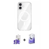 MARSİLYAN™- iPhone 17 Kılıf Kutup Klasik Serisi - Siyah Bilvis 5in1 5D Magic Hayalet Cam Ekran Koruyucu + Bilvis Titan Kamera Lens - AKYL