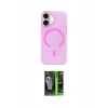 MARSİLYAN™- iPhone 17 Kılıf Pusula Form Özel Seri - Siyah 360 Mat Full Body Arka Koruyucu