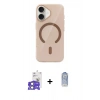 MARSİLYAN™- iPhone 17 Kılıf Pusula Form Özel Seri - Siyah Joko Magic 5D Cam + Açık Yeşil Bilvis Titan Kamera Lens