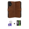 MARSİLYAN™- iPhone 17 Kılıf Siluet Işık Serisi - Siyah 360 Mat Full Body Arka Koruyucu + Bilvis Titan Kamera Lens - AKMI