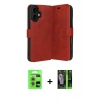 MARSİLYAN™- iPhone 17 Kılıf Siluet Işık Serisi - Siyah 360 Mat Full Body Arka Koruyucu + Raze Metal Kamera Lens - AKMR