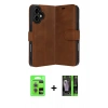 MARSİLYAN™- iPhone 17 Kılıf Siluet Işık Serisi - Siyah 360 Mat Full Body Arka Koruyucu + Raze Metal Kamera Lens - AKMR
