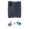 MARSİLYAN™- iPhone 17 Kılıf Siluet Işık Serisi - Siyah 3D Antistatik Cam Ekran Koruyucu + Siyah Bilvis Titan Kamera Lens