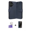MARSİLYAN™- iPhone 17 Kılıf Siluet Işık Serisi - Siyah 3D Antistatik Hayalet Cam Ekran Koruyucu + Bilvis Titan Kamera Lens - GS