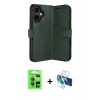 MARSİLYAN™- iPhone 17 Kılıf Siluet Işık Serisi - Siyah 3D Antistatik Seramik Nano Ekran Koruyucu + Raze Metal Kamera Lens - GI