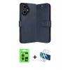 MARSİLYAN™- iPhone 17 Kılıf Siluet Işık Serisi - Siyah 3D Antistatik Seramik Nano Ekran Koruyucu + Raze Metal Kamera Lens - GI