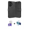 MARSİLYAN™- iPhone 17 Kılıf Siluet Işık Serisi - Siyah 3D Antistatik Seramik Nano Ekran Koruyucu + Bilvis Titan Kamera Lens - GS