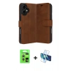 MARSİLYAN™- iPhone 17 Kılıf Siluet Işık Serisi - Siyah 3D Antistatik Seramik Nano Ekran Koruyucu + Raze Metal Kamera Lens - GS