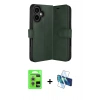 MARSİLYAN™- iPhone 17 Kılıf Siluet Işık Serisi - Siyah 3D Antistatik Seramik Nano Ekran Koruyucu + Raze Metal Kamera Lens - GS