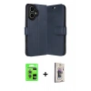 MARSİLYAN™- iPhone 17 Kılıf Siluet Işık Serisi - Siyah Bilvis 3D Cam Ekran Koruyucu + Raze Metal Kamera Lens - AKYL