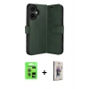 MARSİLYAN™- iPhone 17 Kılıf Siluet Işık Serisi - Siyah Bilvis 3D Cam Ekran Koruyucu + Raze Metal Kamera Lens - AKYL