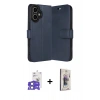 MARSİLYAN™- iPhone 17 Kılıf Siluet Işık Serisi - Siyah Bilvis 3D Cam Ekran Koruyucu + Bilvis Titan Kamera Lens - AKMI
