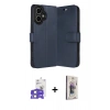 MARSİLYAN™- iPhone 17 Kılıf Siluet Işık Serisi - Siyah Bilvis 3D Cam Ekran Koruyucu + Bilvis Titan Kamera Lens - LA