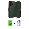 MARSİLYAN™- iPhone 17 Kılıf Siluet Işık Serisi - Siyah Bilvis 5in1 3D Magic Cam Ekran Koruyucu + Raze Metal Kamera Lens - AKMI