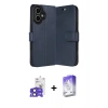 MARSİLYAN™- iPhone 17 Kılıf Siluet Işık Serisi - Siyah Bilvis 5in1 3D Magic Cam Ekran Koruyucu + Bilvis Titan Kamera Lens - SH