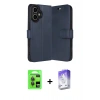 MARSİLYAN™- iPhone 17 Kılıf Siluet Işık Serisi - Siyah Bilvis 5in1 3D Magic Cam Ekran Koruyucu + Raze Metal Kamera Lens - GI