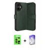 MARSİLYAN™- iPhone 17 Kılıf Siluet Işık Serisi - Siyah Bilvis 5in1 3D Magic Cam Ekran Koruyucu + Raze Metal Kamera Lens - GI