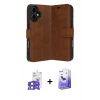 MARSİLYAN™- iPhone 17 Kılıf Siluet Işık Serisi - Siyah Bilvis 5in1 5D Magic Hayalet Cam Ekran Koruyucu + Bilvis Titan Kamera Lens - AKMI