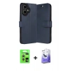 MARSİLYAN™- iPhone 17 Kılıf Siluet Işık Serisi - Siyah Bilvis 5in1 5D Magic Hayalet Cam Ekran Koruyucu + Raze Metal Kamera Lens - GS