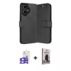 MARSİLYAN™- iPhone 17 Kılıf Siluet Işık Serisi - Siyah Bilvis Hayalet Cam Ekran Koruyucu + Bilvis Titan Kamera Lens - LA