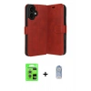 MARSİLYAN™- iPhone 17 Kılıf Siluet Işık Serisi - Siyah Joko Magic 5D Cam + Raze Metal Kamera Lens - GS