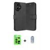 MARSİLYAN™- iPhone 17 Kılıf Siluet Işık Serisi - Siyah Joko Magic 5D Cam + Raze Metal Kamera Lens - GI