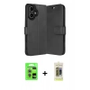 MARSİLYAN™- iPhone 17 Kılıf Siluet Işık Serisi - Siyah Joko Magic 5D Hayalet Cam + Raze Metal Kamera Lens - AKMR