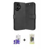 MARSİLYAN™- iPhone 17 Kılıf Siluet Işık Serisi - Siyah Joko Magic 5D Hayalet Cam + Bilvis Titan Kamera Lens - AKMI
