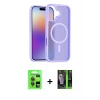 MARSİLYAN™- iPhone 17 Kılıf Siluet Minimal Prime - Şeffaf 360 Full Body Arka Koruyucu + Raze Metal Kamera Lens - GI