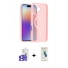 MARSİLYAN™- iPhone 17 Kılıf Siluet Minimal Prime - Şeffaf Pasifik Cam Ekran Koruyucu + Bilvis Titan Kamera Lens - SH