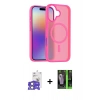 MARSİLYAN™- iPhone 17 Kılıf Siluet Minimal Prime - Siyah 360 Mat Full Body Arka Koruyucu + Bilvis Titan Kamera Lens - AKYL