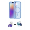 MARSİLYAN™- iPhone 17 Kılıf Siluet Minimal Prime - Siyah 3D Antistatik Cam Ekran Koruyucu + Bilvis Titan Kamera Lens - SH
