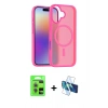 MARSİLYAN™- iPhone 17 Kılıf Siluet Minimal Prime - Siyah 3D Antistatik Seramik Nano Ekran Koruyucu + Raze Metal Kamera Lens - AKYL