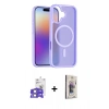 MARSİLYAN™- iPhone 17 Kılıf Siluet Minimal Prime - Siyah Bilvis 3D Cam Ekran Koruyucu + Bilvis Titan Kamera Lens - LA
