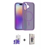 MARSİLYAN™- iPhone 17 Kılıf Siluet Minimal Prime - Siyah Bilvis 3D Cam Ekran Koruyucu + Bilvis Titan Kamera Lens - LA