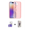 MARSİLYAN™- iPhone 17 Kılıf Siluet Minimal Prime - Siyah Bilvis 3D Cam Ekran Koruyucu + Bilvis Titan Kamera Lens - LA