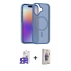 MARSİLYAN™- iPhone 17 Kılıf Siluet Minimal Prime - Siyah Bilvis 3D Cam Ekran Koruyucu + Bilvis Titan Kamera Lens - SH